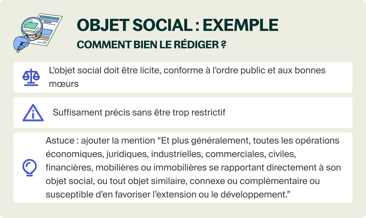 Quelle Est La Différence Entre L’Objet Social Et Les Activités Exercées ...